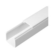 Кабель-канал белый 2-й замок в п/э 25х25 мм (48м/уп) Промрукав