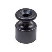 Изолятор для наружного монтажа пластик цвет черный (10 шт/уп)