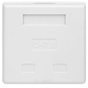 Компьютерная розетка 8P8C (RJ-45), UTP, Cat.6, 2 порта