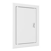 Люк-дверца ревизионная с ручкой, из ABS пластика 122х172 и с фланцем 98х148