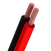 Кабель акустический 2х0,50мм2, красно-черный, 100 м