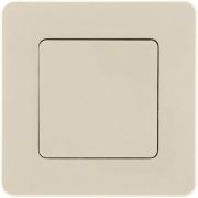 Выключатель 1-клавишный проходной 10АХ IP44 безвинтовое крепление слоновая кость INSPIRIA