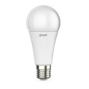 Лампа светодиодная LED 16 Вт 1440 лм 3000К А60 груша теплый E27 AC 220В Black