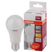 Лампа светодиодная LED 10Вт Е27 STAR Classic A (замена 100Вт),теплый, матовая колба Osram
