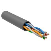 Витая пара U/UTP кат 5E 4х2х24AWG PVC серый РФ/Т