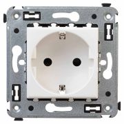 Avanti Розетка в стену, 2P+E, с защитными шторками, ''Белое облако''