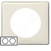 Рамка, двухпостовая, слоновая кость