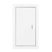 Люк ревизионный стальной, на магните цвет- белый 10х10