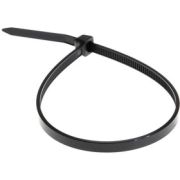 Хомут-стяжка кабельная нейлоновая 300x3,6 мм, черная, упаковка 100 шт, REXANT
