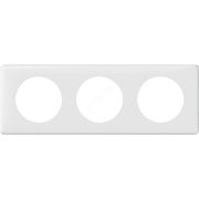 Рамка, трехпостовая, белая