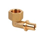 Угольник 20х3/4'ВР переходной с внутренней резьбой, аксиальный, латунь