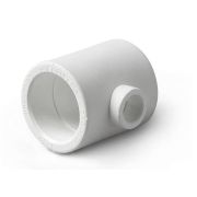 Тройник переходной 50x32x50 полипропиленовый PPR белый