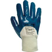 Перчатки защитные на х/б основе с частичным нитриловым покрытием с манжетой ArmProtect NIT003 р.11