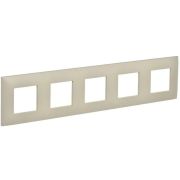 SKANDY Рамка 5-местная SK-F01B бежевый IEK