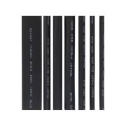 Набор термоусадочных клеевых трубок СТТК (3:1), 7 шт. по 10 см, черные