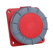 Розетка фланцевая наклонная 445-125А-6h-380AC-3P+PE+N-IP67