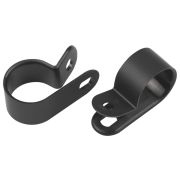 Скоба кабельная нейлоновая под вин 6 ммт NO-225-296 чёрная 10 шт