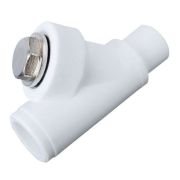 Фильтр сетчатый 32х1' ВН косой, полипропиленовый PPR белый