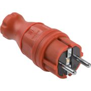 Вилка прямая ОМЕГА IP44 красная ВБп3-1-0м