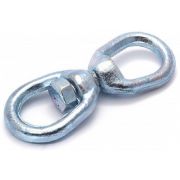 Вертлюг петля-петля 8мм оцинкованный 2 шт.