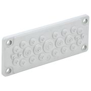 TITAN Ввод кабельный мембранный 25 отверстий d=5-26мм IP65 серый