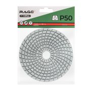 Круг алмазный гибкий шлифовальный Р50 125 мм черепашка для керамогранита АГШК мокрое шлифование