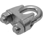 Зажим стальной 8мм DIN741 для троса оцинкованный
