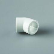 Угольник 75 мм 90 град., полипропиленовый PPR, белый