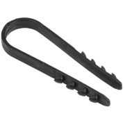 Дюбель-хомут 11-18мм нейлон черный (100шт)