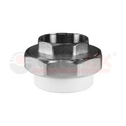 Муфта разъемная 20x1/2' ВР полипропиленовая PPR американка, белая