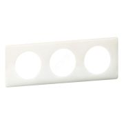 Рамка, трехпостовая, белый глянец