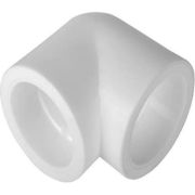 Угольник 25 мм 90 град., полипропиленовый PPR, белый