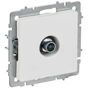 BRITE Розетка TV оконечная РТВ11-0-БрАБ арктический белый IEK