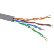 Витая пара U/UTP 4 пары CAT 5E нг(А)-HF серый коробка 305м