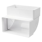 Колено вертикальное 60х204 в индивидуальной упаковке 8282