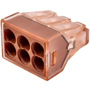 Клемма соединительная  6-контактная Elеctrodeel ED 773-606-b6, сечение 1,5-4,0 мм2, 32А/400В (упаковка 6 штук)