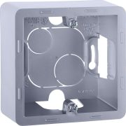 Коробка для накладного монтажа 1-местная алюминий INSPIRIA