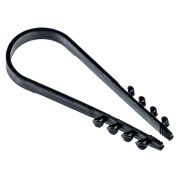 Дюбель-хомут 19-25мм для круглого кабеля нейлон черный (25шт/упак) IEK