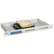 Кросс 1U укомплектованный SC (Simplex) 16шт (OS2)