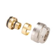 Фитинг обжимной (евроконус) 3/4'х20х2.0 для полиэтиленовой и металполимерной трубы