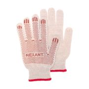 Перчатки х/б с покрытием ПВХ 5 нитей, REXANT