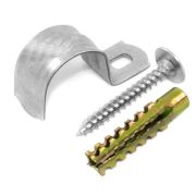 Комплект крепежа СМО 19-20 с дюбелем и саморезом (100шт)