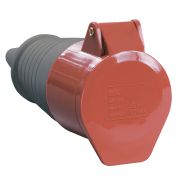 Розетка кабельная 32А 3Р+PE IP44 переносная 380В  224