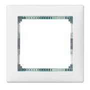 VALENA Рамка 1 пост белая кристалл