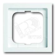 SOLO/FUTURE Рамка 1 пост linear/ альпийский белый