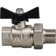 Кран шаровой полнопроходной с полусгоном 1' ВН бабочка