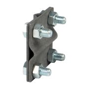 Зажим крестовидный прут-прут пластина 57x57 мм HZ PROxima