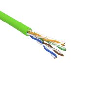 Витая пара U/UTP CAT 5e нг(А)-LSLTx 4PR 24AWG INDOOR SOLID зеленый