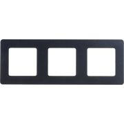 Рамка 3-местная антрацит INSPIRIA