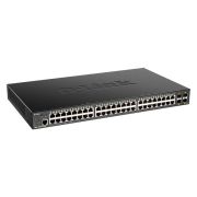 Коммутатор управляемый L2 52 порта RJ45/SFP 10 100 1000 Мб/с PoE 370Вт
